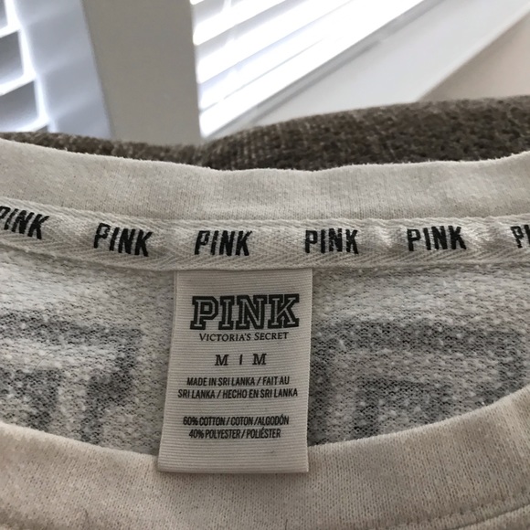 Pink Victoria’s Secret Sweatshirt - Picture 3 of 3